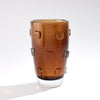 Global Views Ingot Vase-Amber-Lg