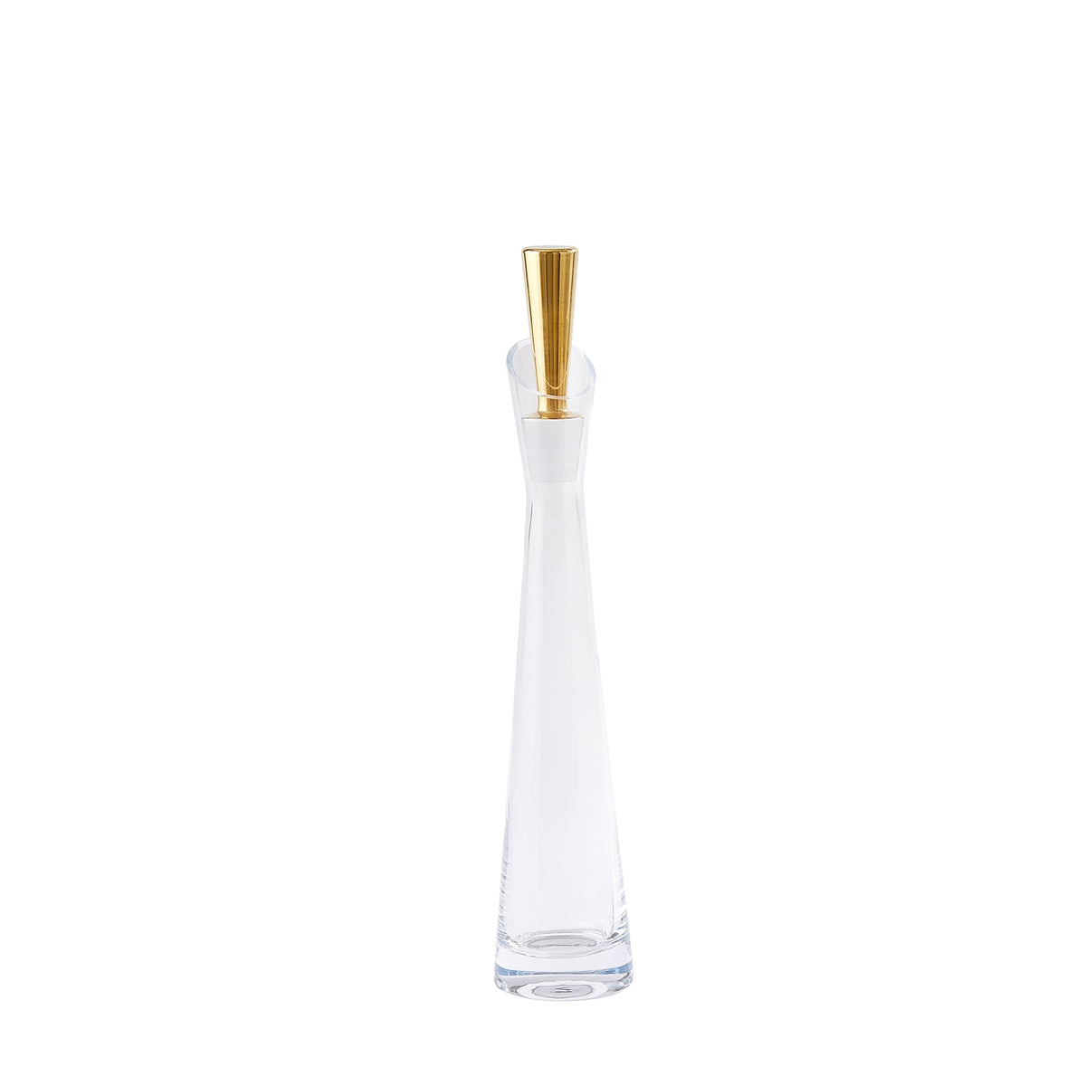 Global Views Slant Decanter Gold