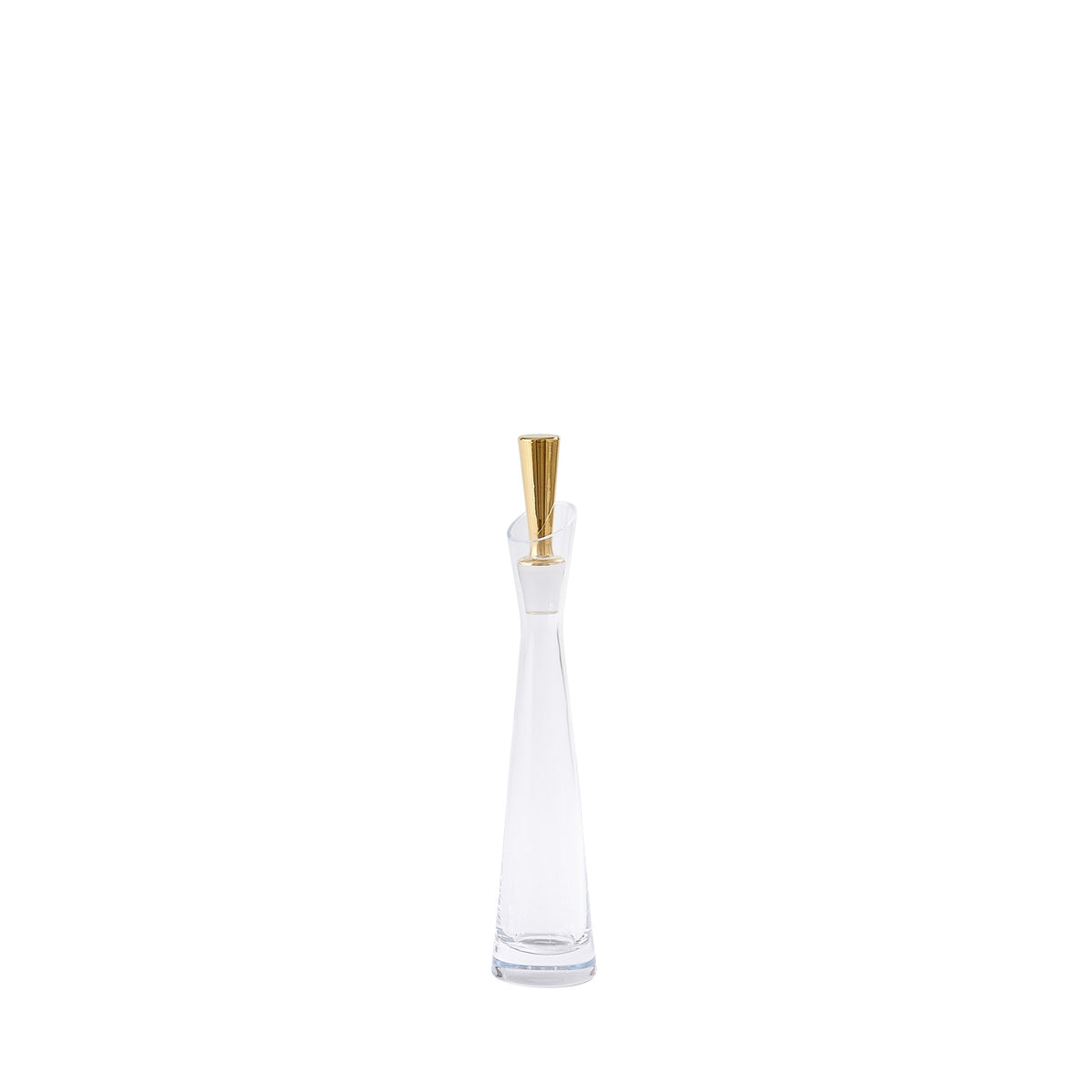 Global Views Slant Decanter Gold