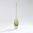Global Views Flecked Spire Bottle Olive