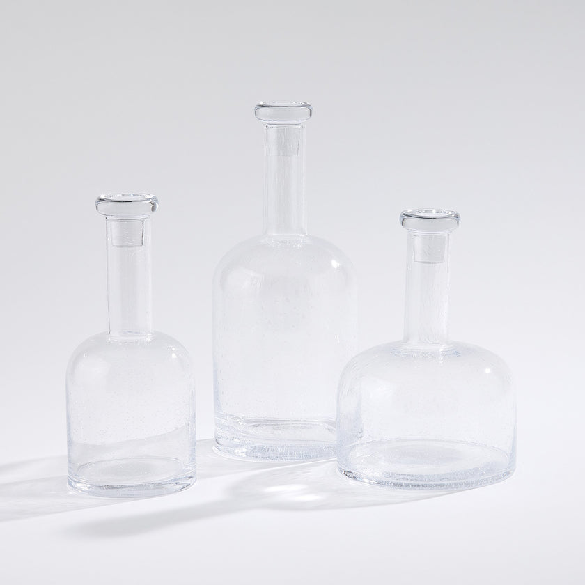 Global Views Necked Seeded Decanter