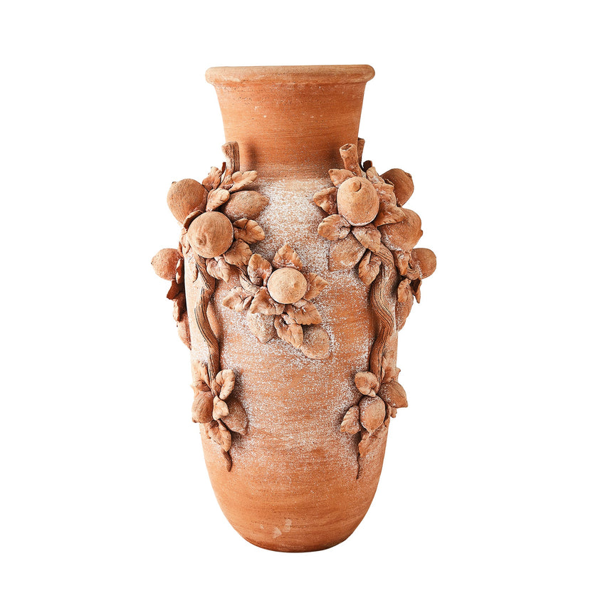 Global Views Villa Limone Urn Terracotta