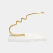 Global Views Profile Sculpture Brass