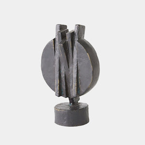 Global Views Deconstructed Disk Bronze Sculpture