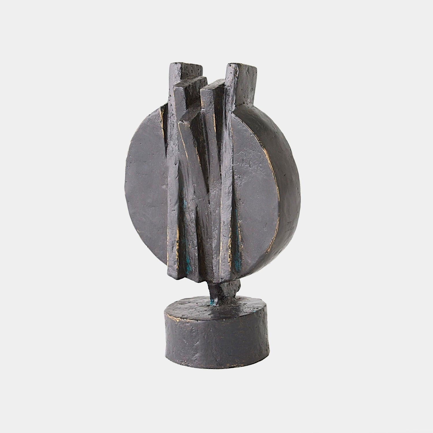 Global Views Deconstructed Disk Bronze Sculpture