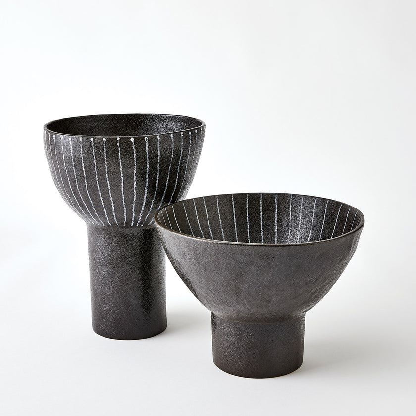 Global Views Cinder Footed Bowl