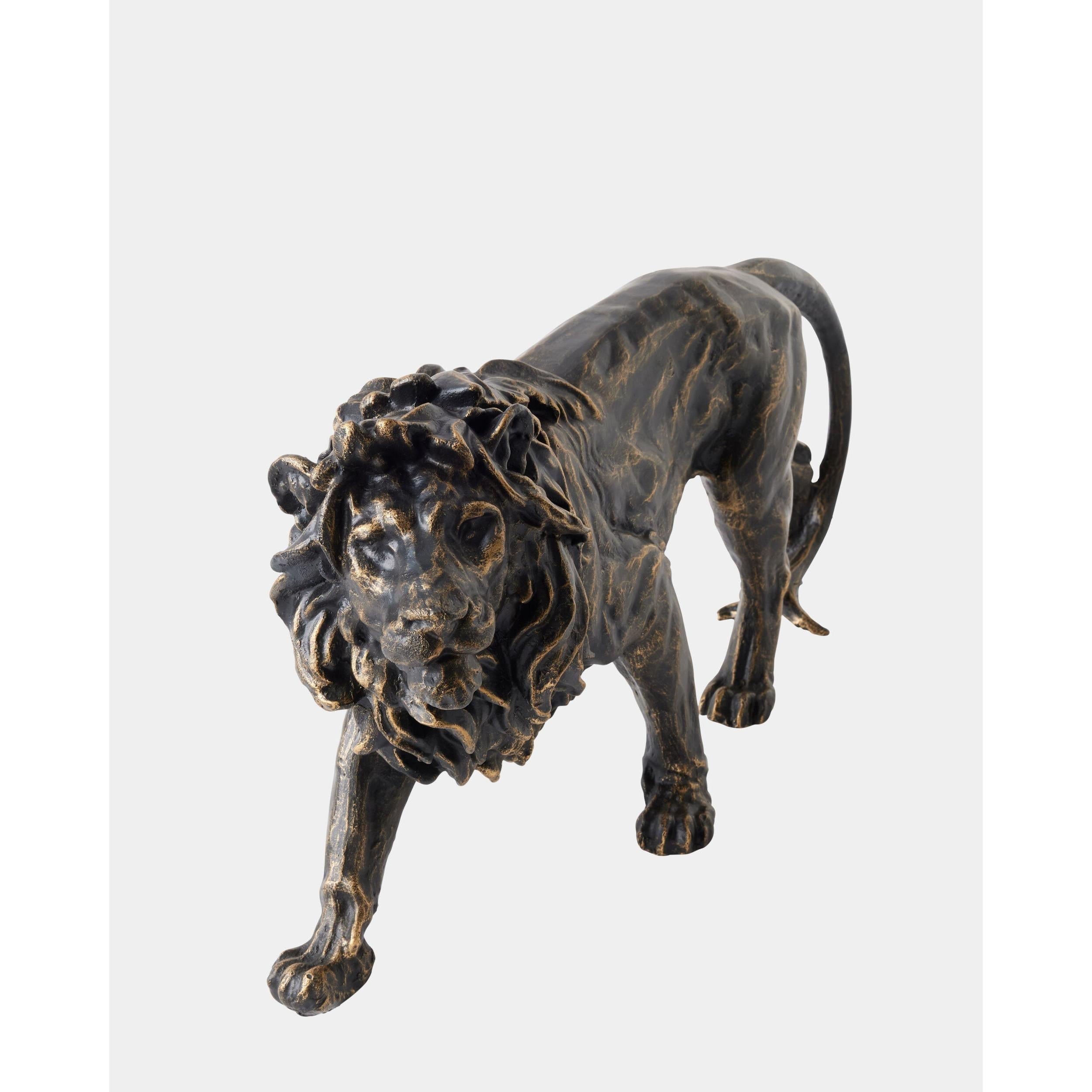 Global Views Prowling Lion Sculpture