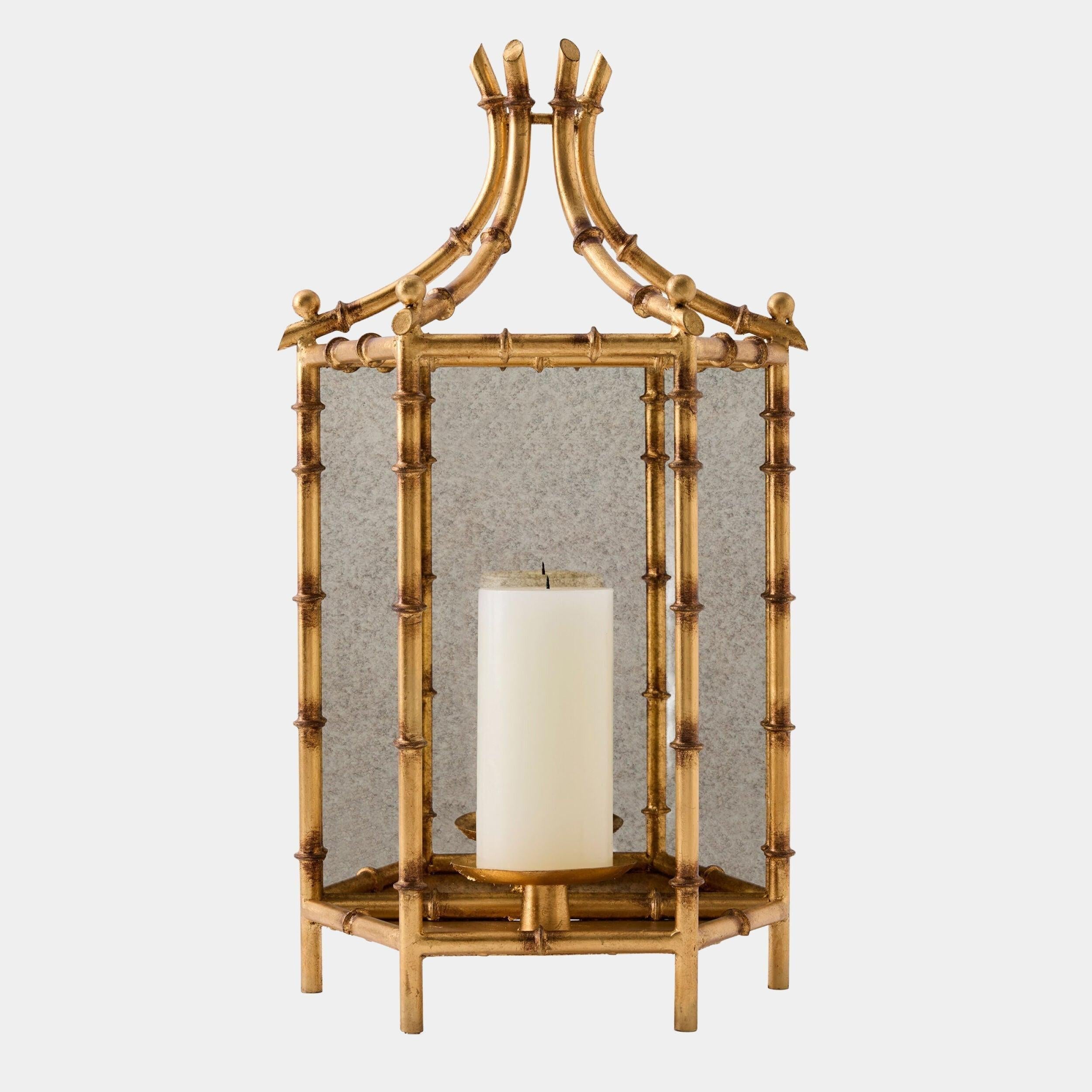 Global Views Bamboo Wall Lantern