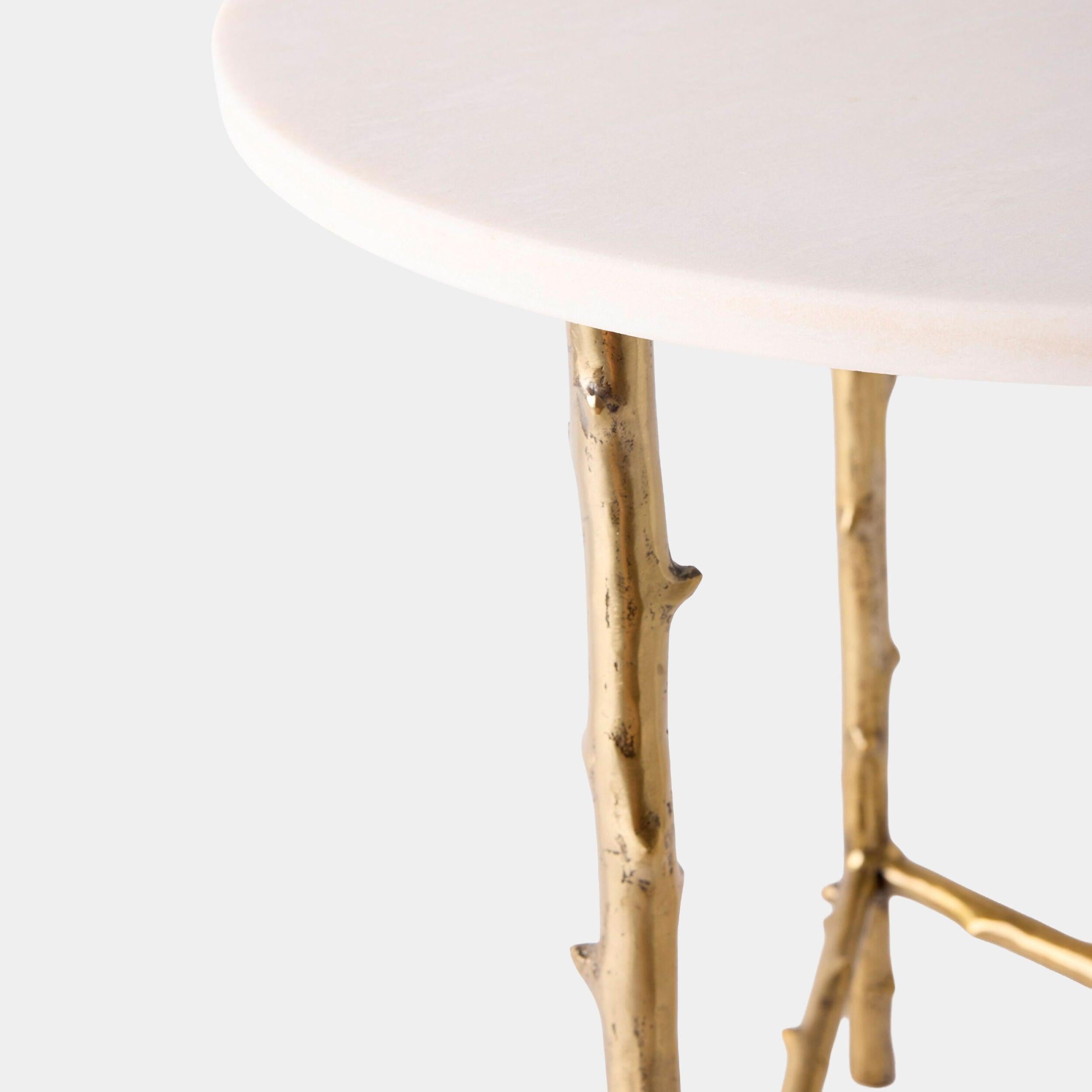 Global Views Spina 3 Legged Side Table