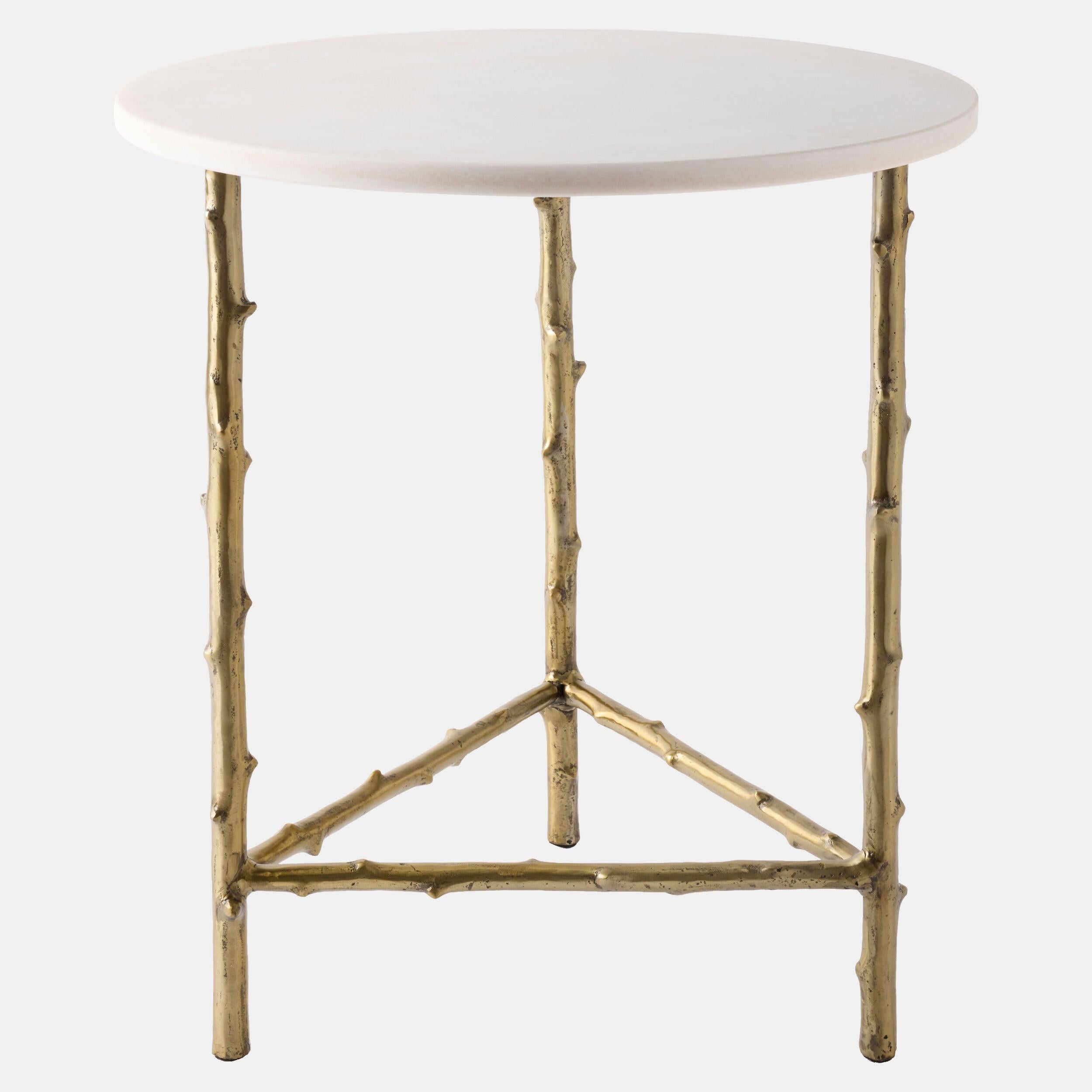 Global Views Spina 3 Legged Side Table