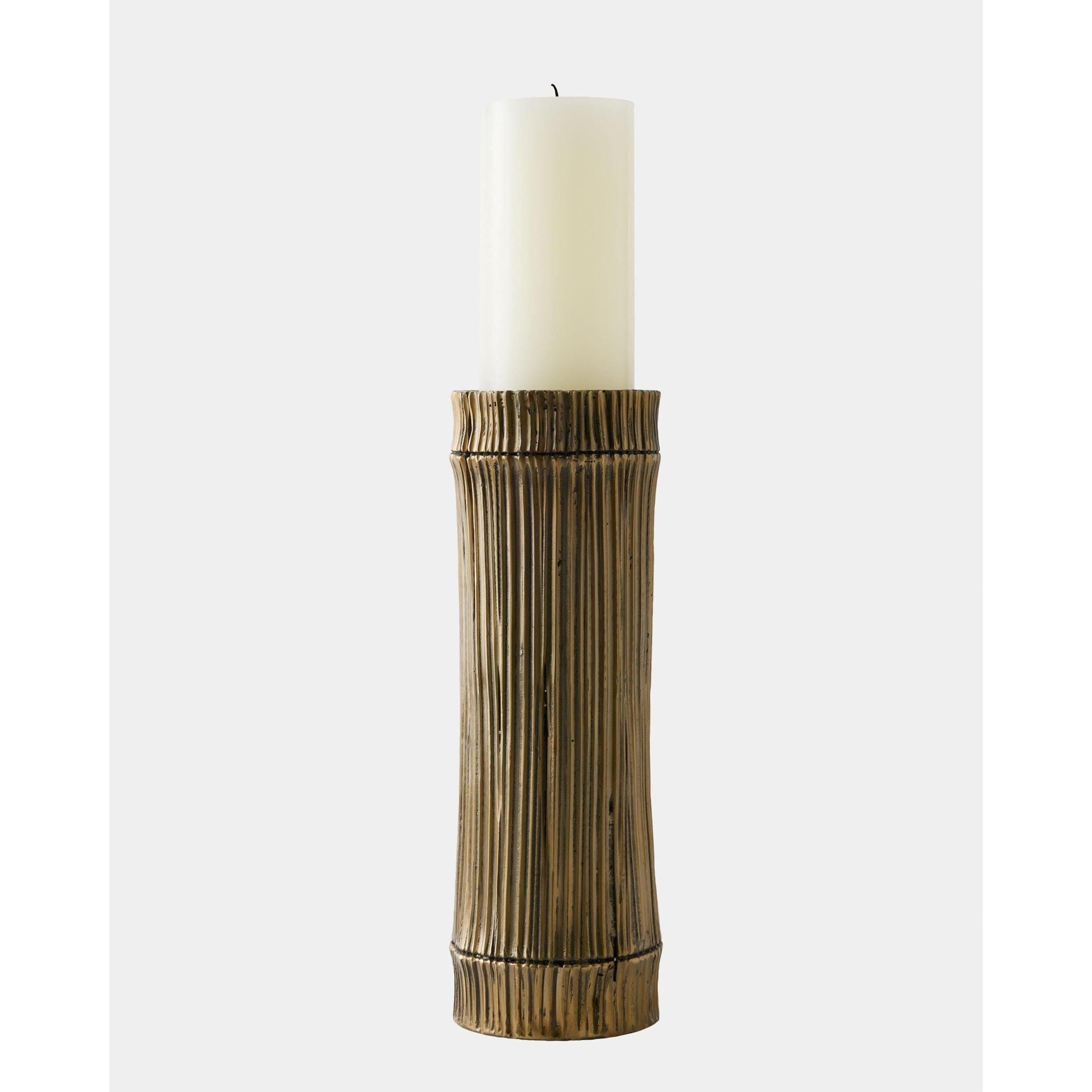 Global Views Bamboo Candle Holder