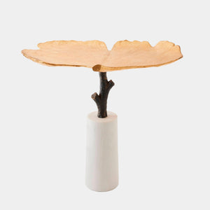 Global Views Ginkgo Leaf Side Table