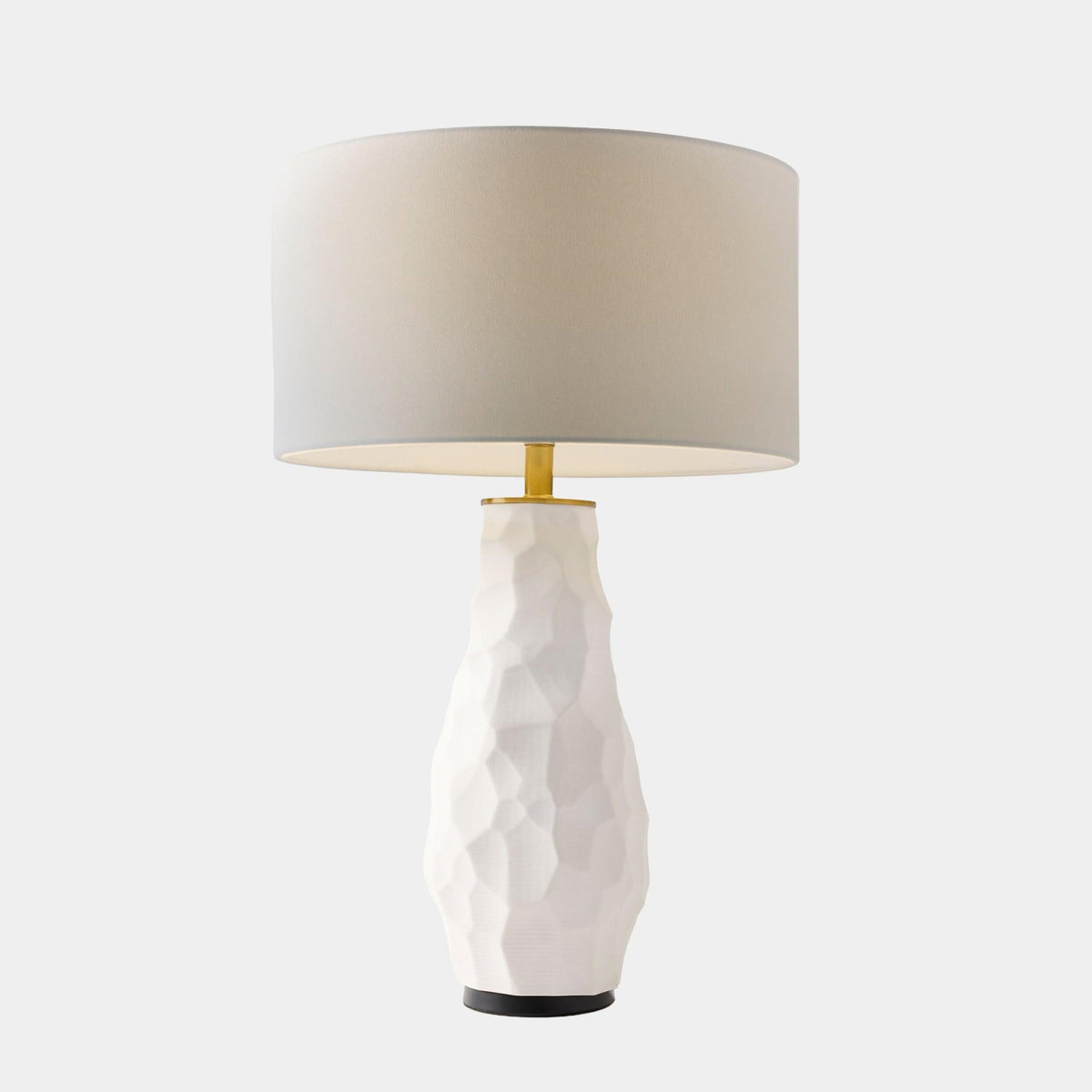 Global Views Vasher Chiseled Ceramic Lamp
