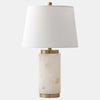 Global Views Hillary Cylinder Alabaster Lamp