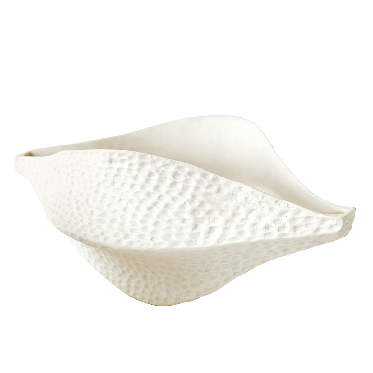 Global Views Porcelain Pod Matte White