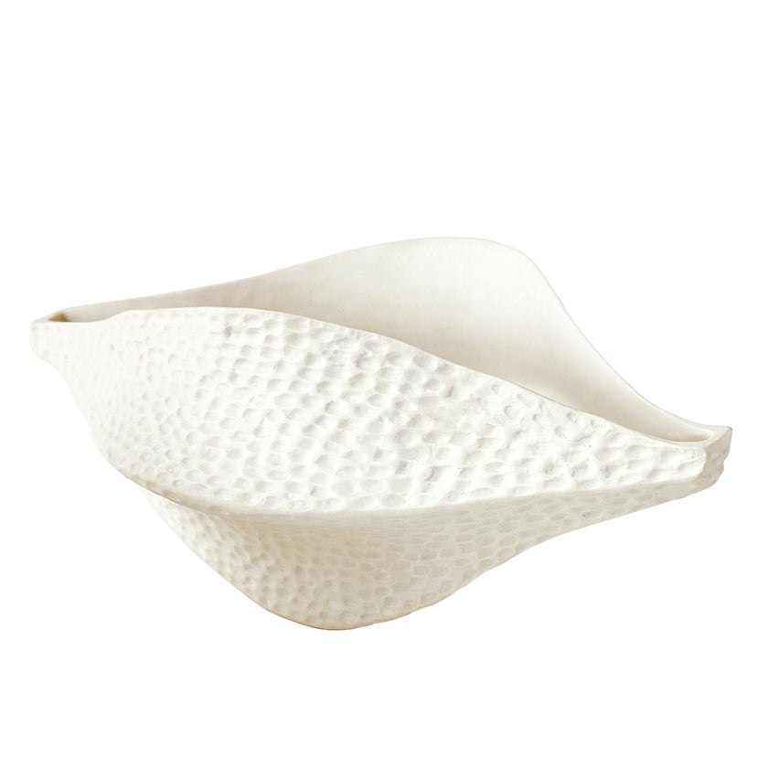 Global Views Porcelain Pod Matte White