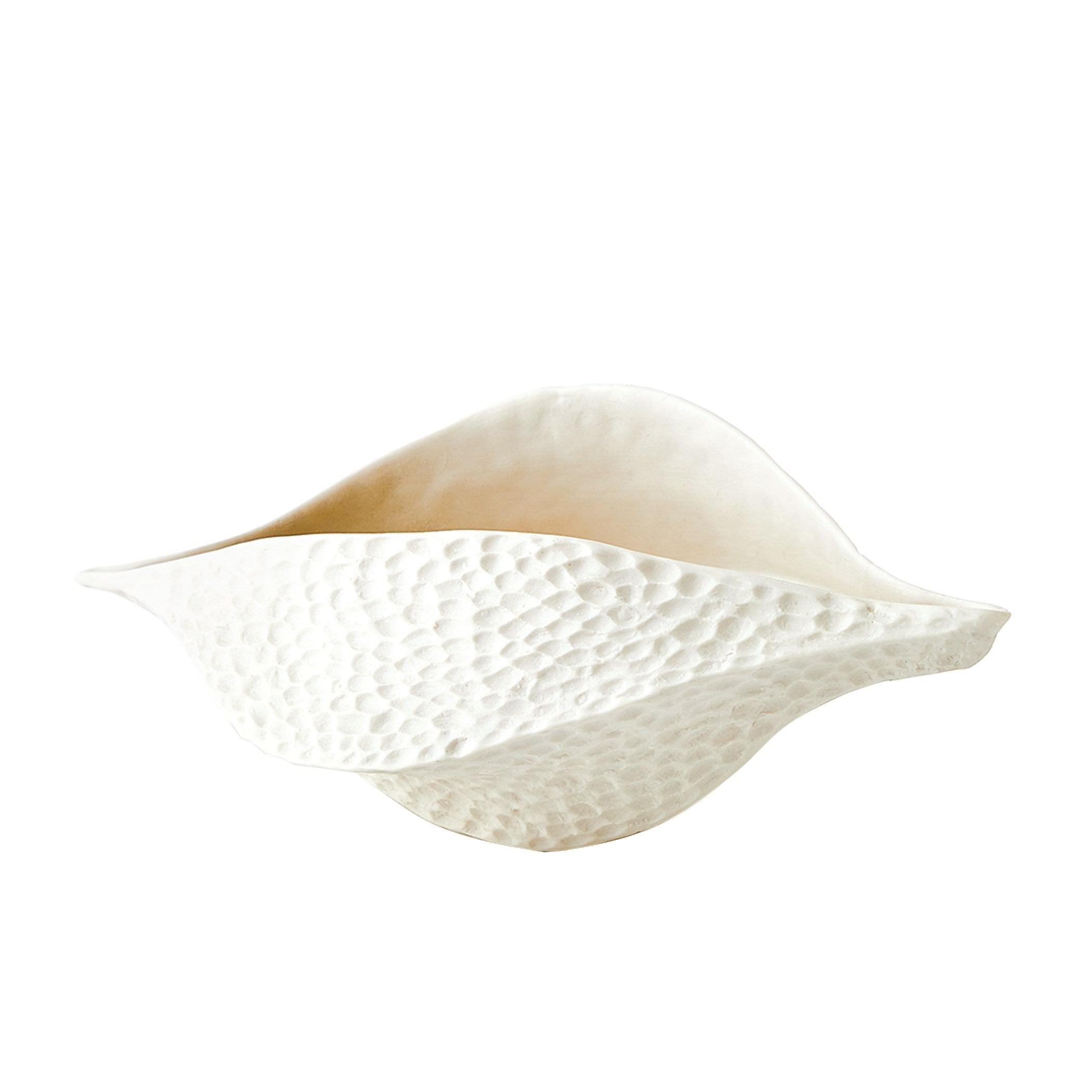 Global Views Porcelain Pod Matte White