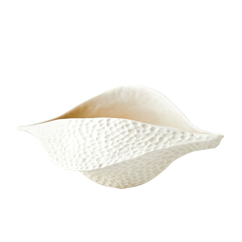 Global Views Porcelain Pod Matte White