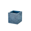 Global Views Posh Pencil Cup Dusty Blue Suede