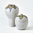 Global Views Volcan Grey/Reactive Green Vases