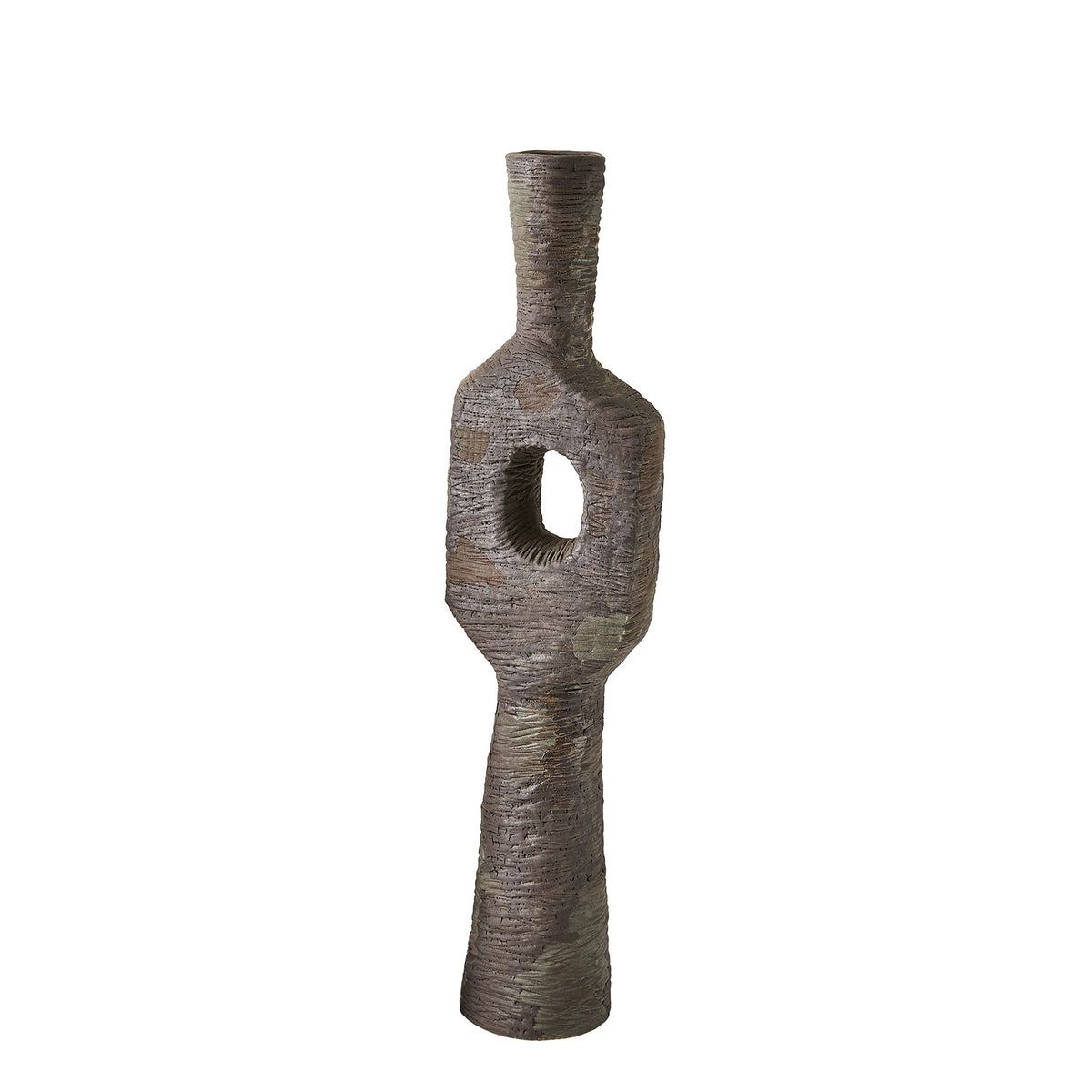 Global Views Ebba Vase Rugged Brown