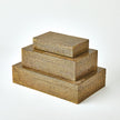 Global Views Lames Boxes and Trays Aged Brass