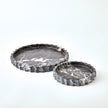 Global Views Ionic Jars and Trays Golden Portoro