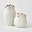 Global Views Sand Dollar Vase White