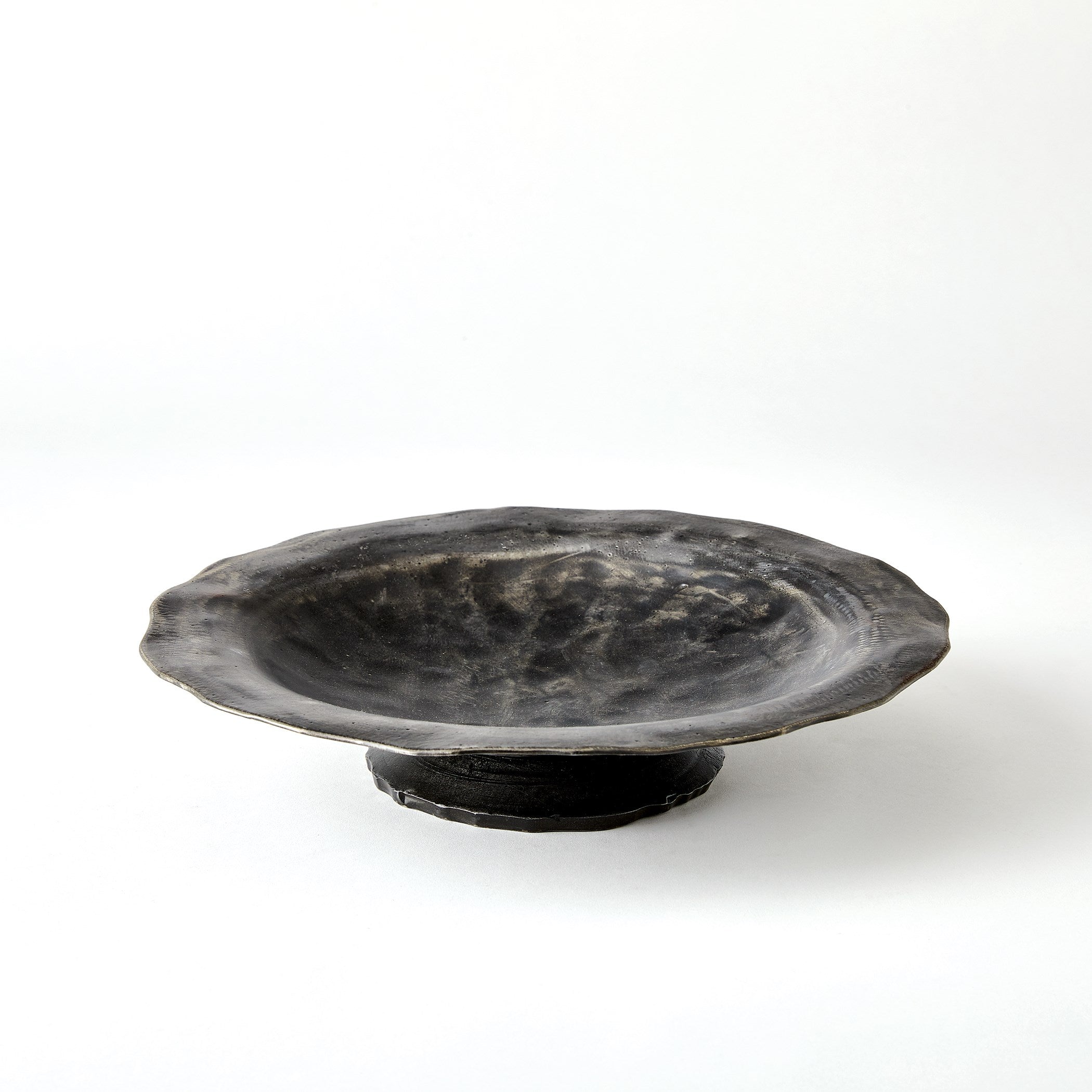 Global Views Forest Blossom Bowl Natural Iron