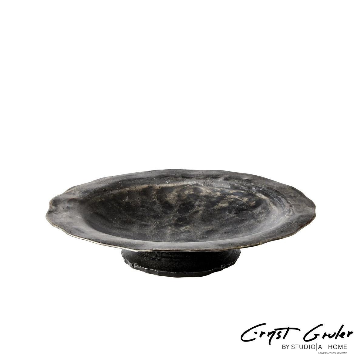 Global Views Forest Blossom Bowl Natural Iron