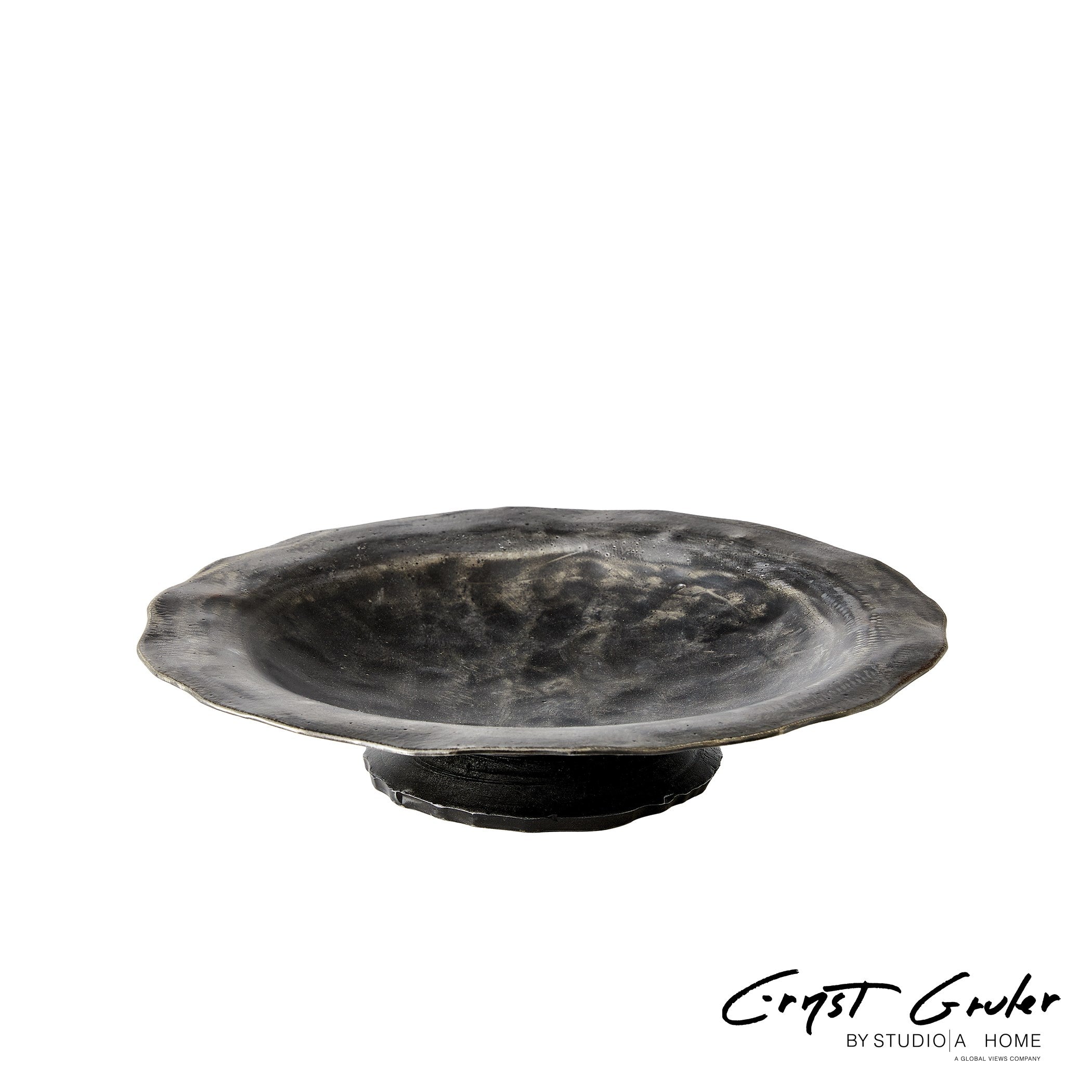 Global Views Forest Blossom Bowl Natural Iron
