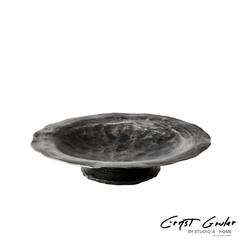 Global Views Forest Blossom Bowl Natural Iron