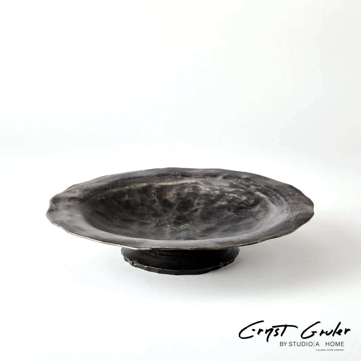 Global Views Forest Blossom Bowl Natural Iron