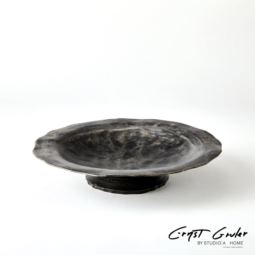 Global Views Forest Blossom Bowl Natural Iron