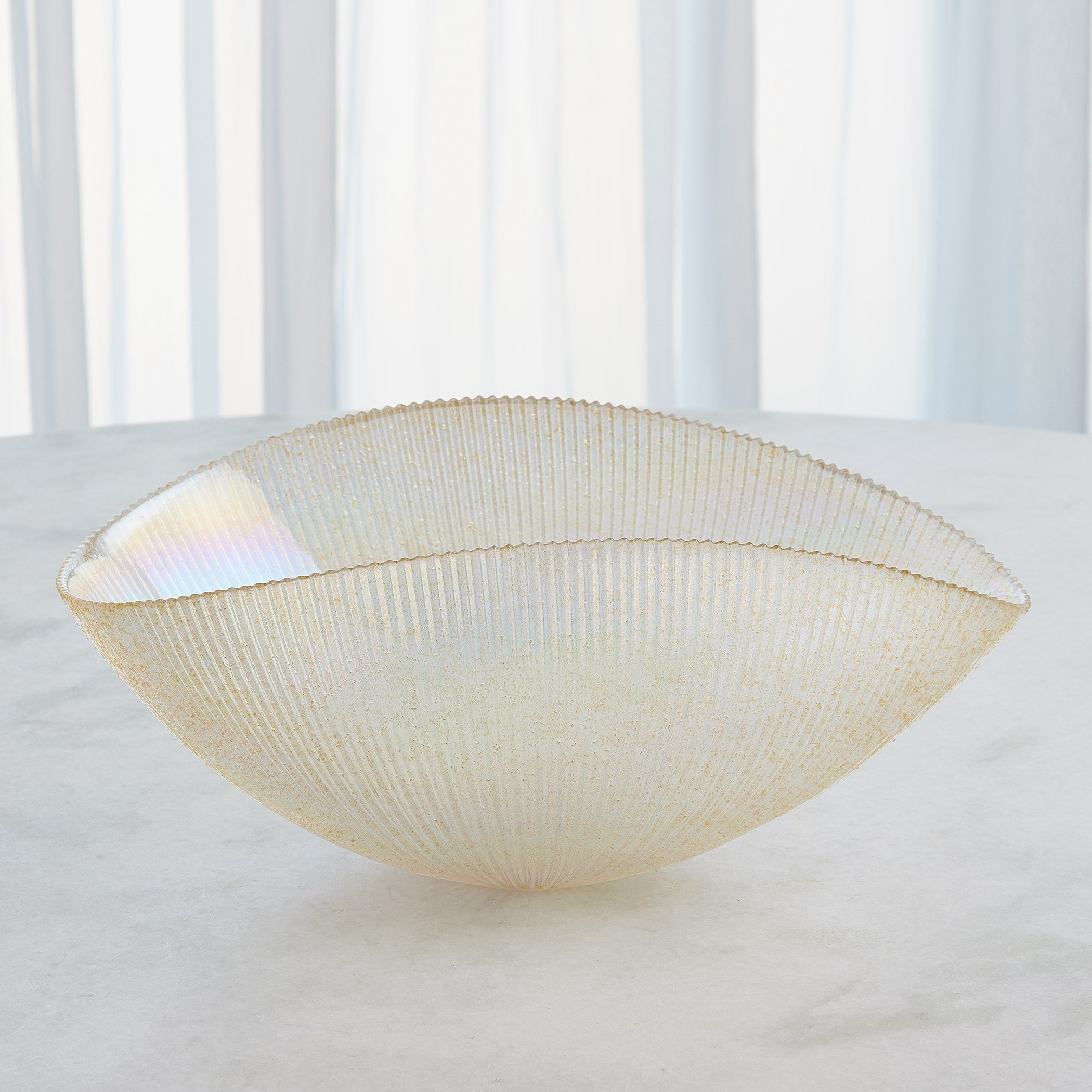 Global Views Pleated Bowl
