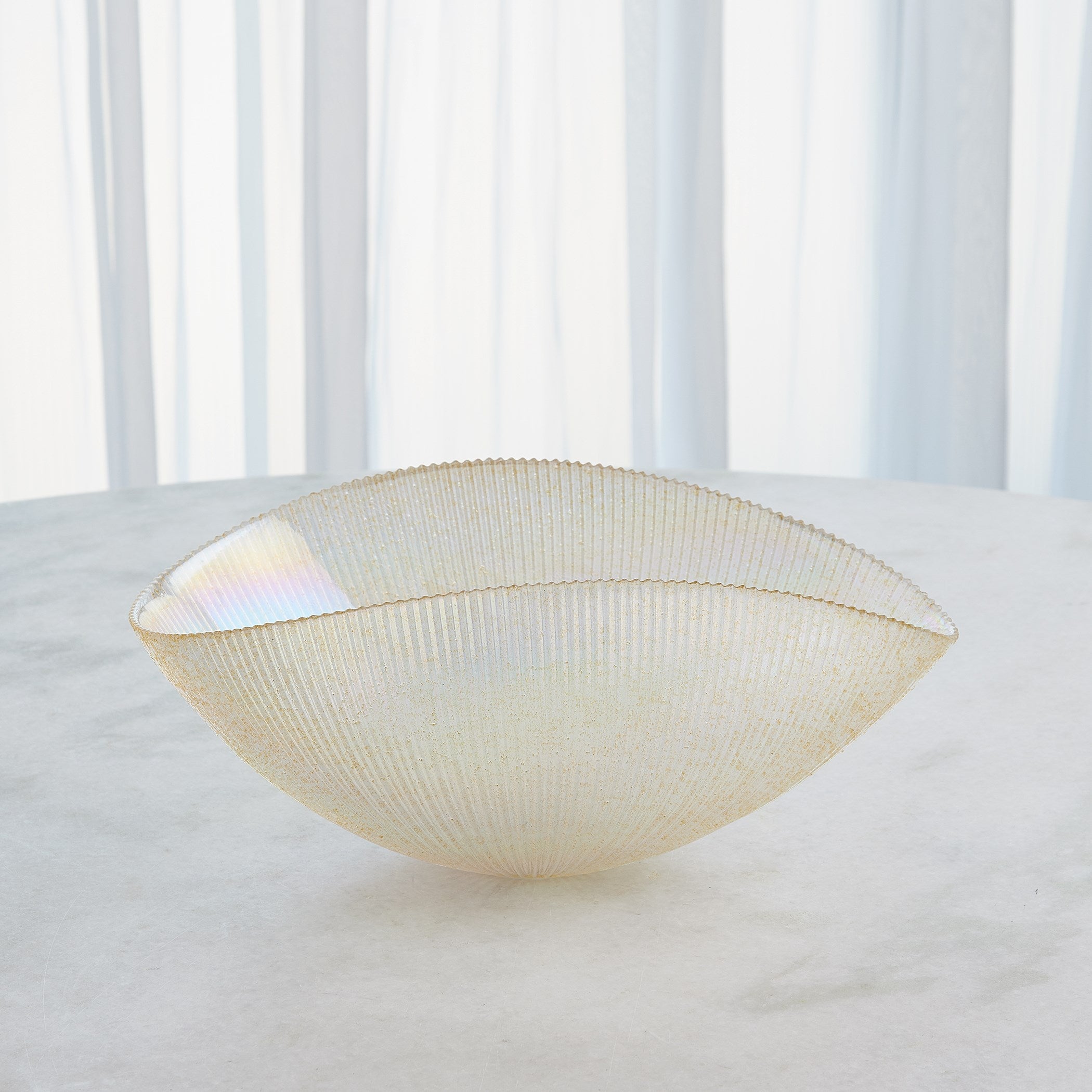 Global Views Pleated Bowl