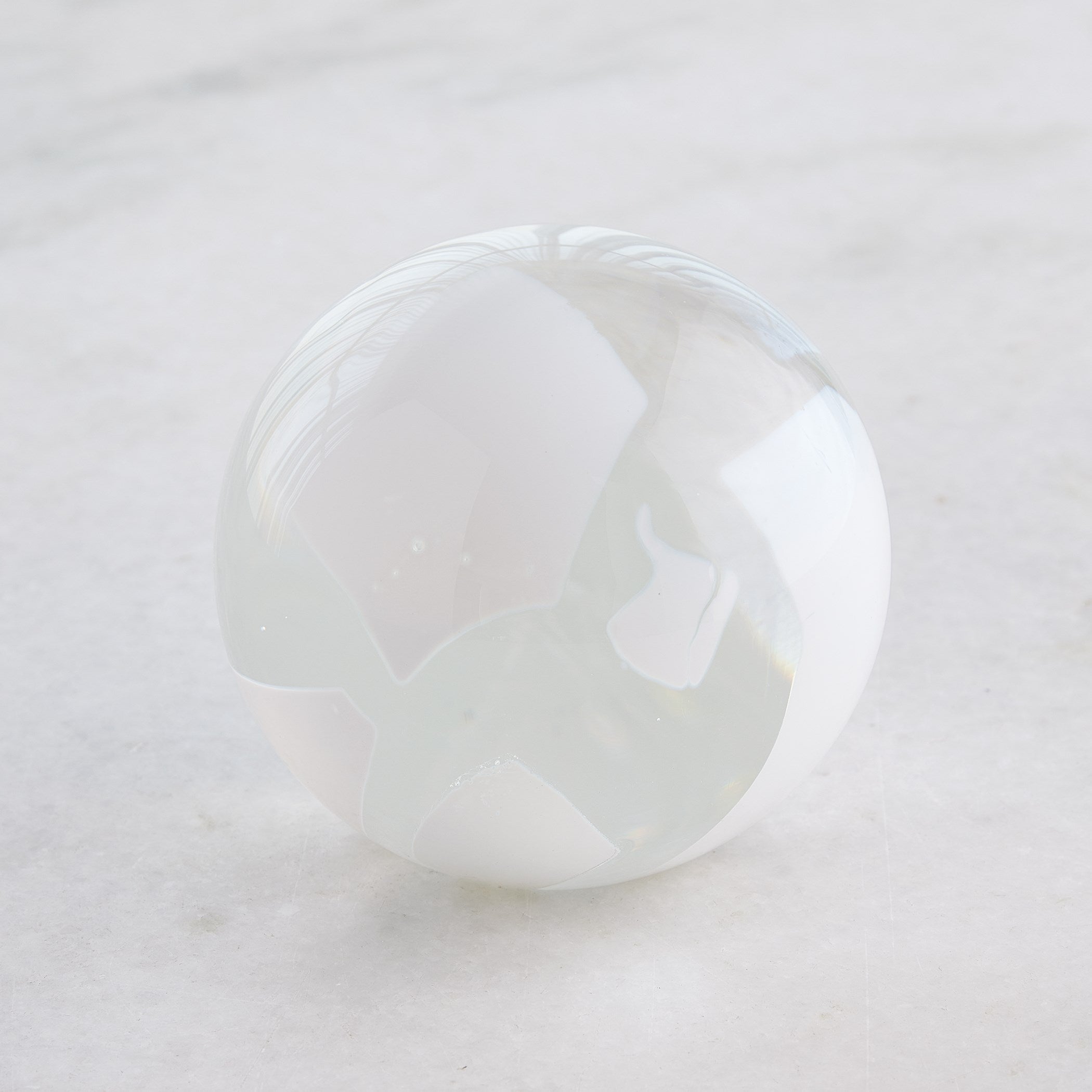 Global Views Glass Flakes Orb Paperweight