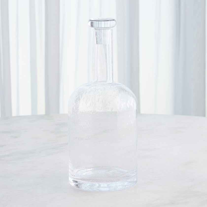 Global Views Necked Seeded Decanter
