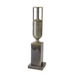 Global Views Pedestal Vase Reactive Silver