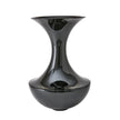 Global Views Trumpet Vase Black