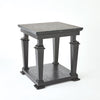Global Views Josephine Side Table-Blackened Oak