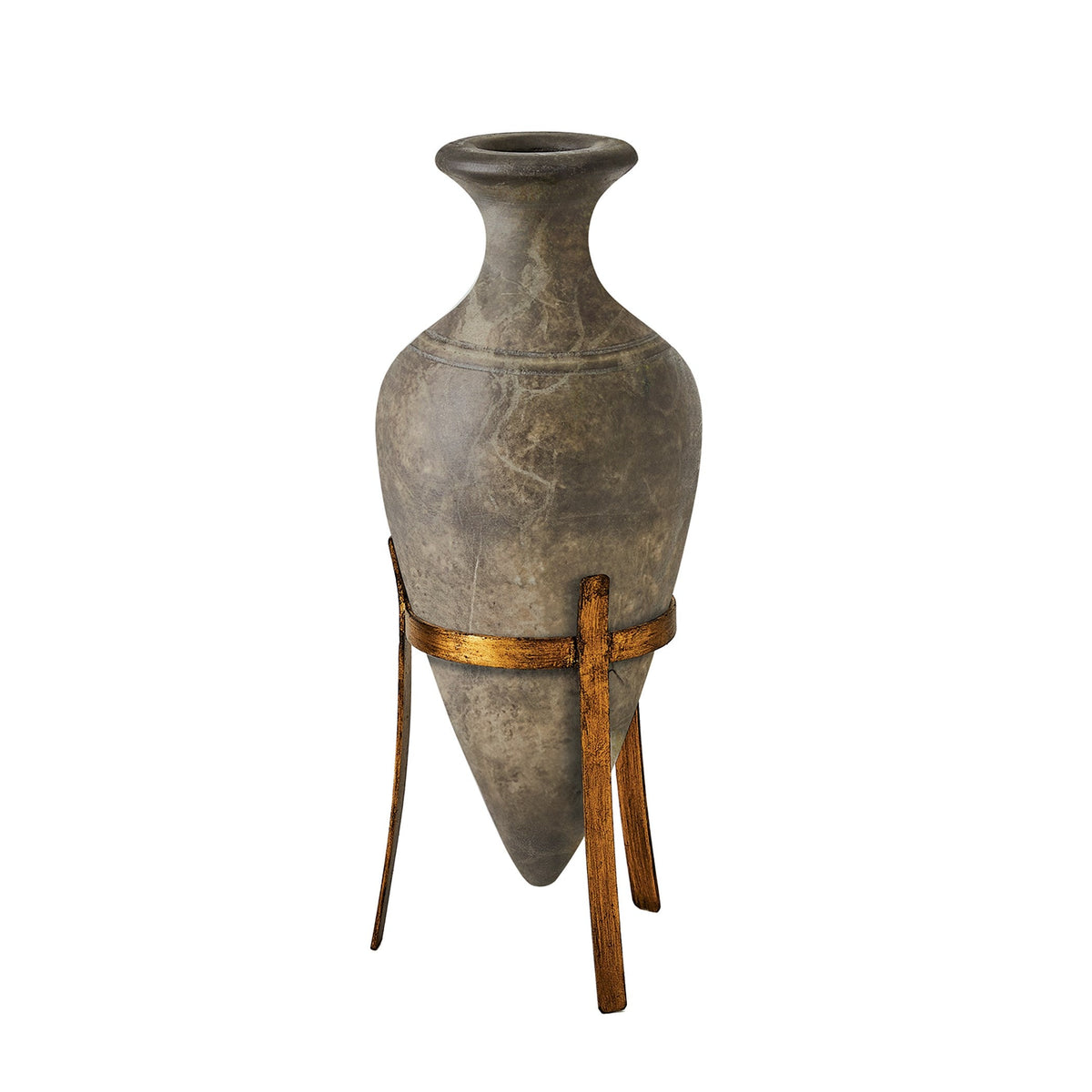 Global Views Amphora Alabaster Vase