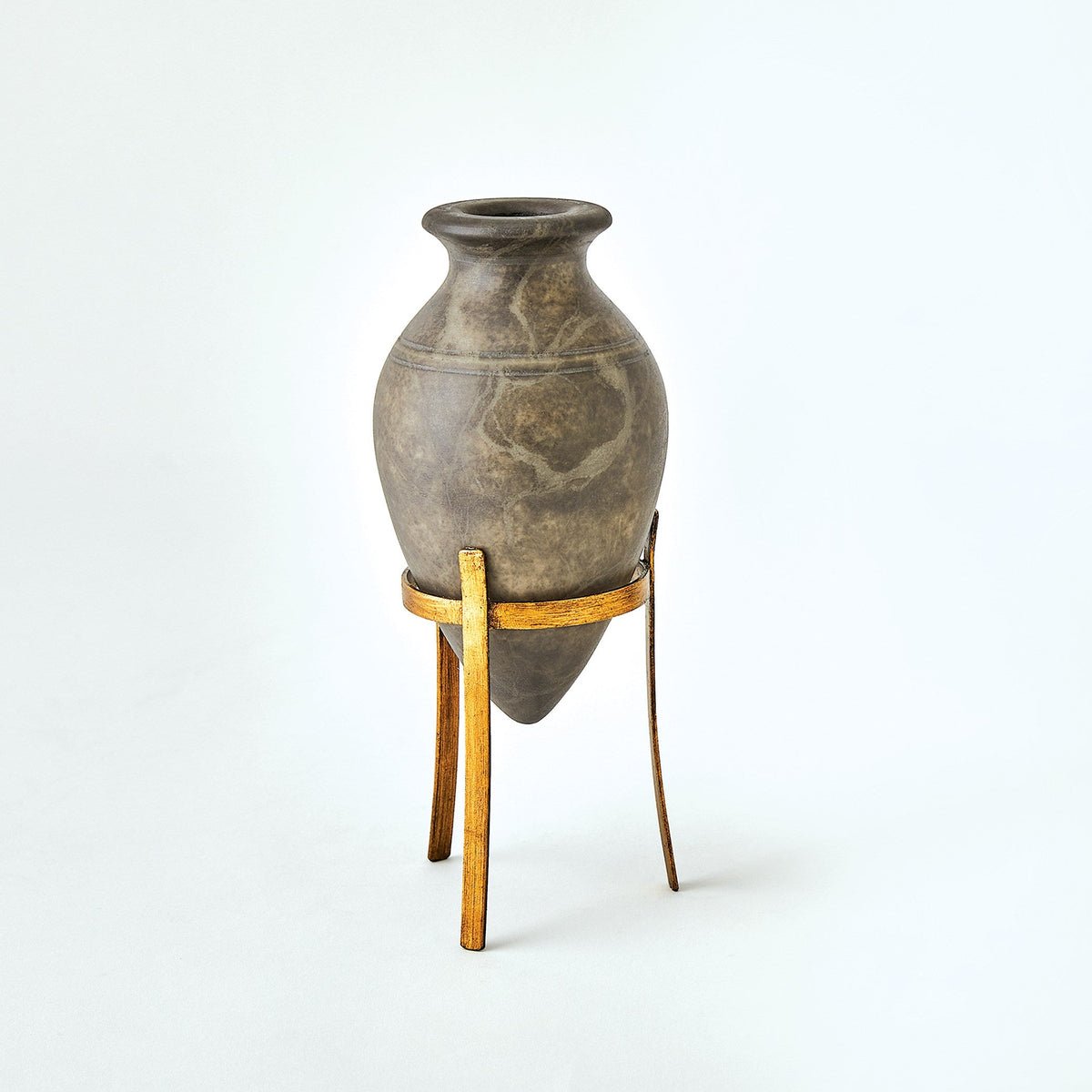 Global Views Amphora Alabaster Vase