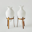 Global Views Amphora Alabaster Vase