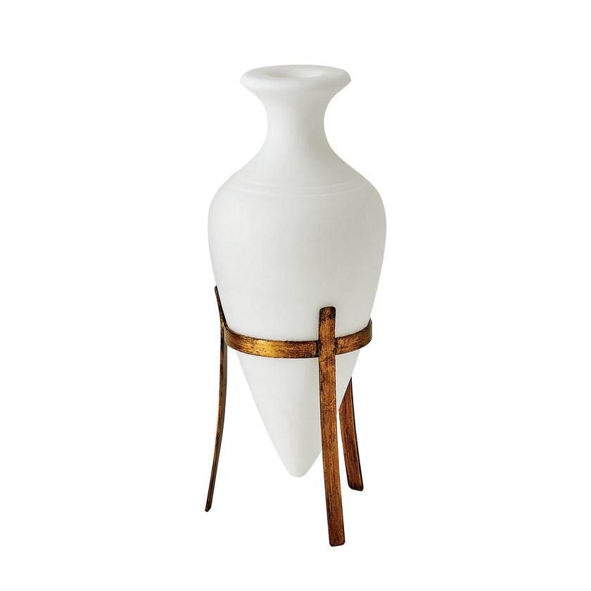 Global Views Amphora Alabaster Vase