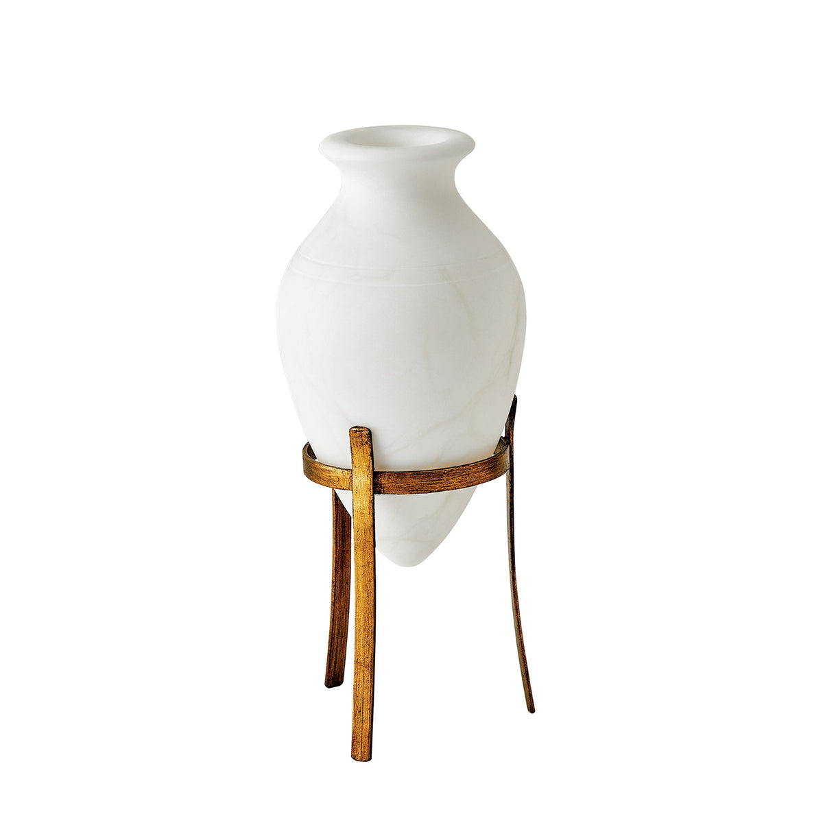 Global Views Amphora Alabaster Vase