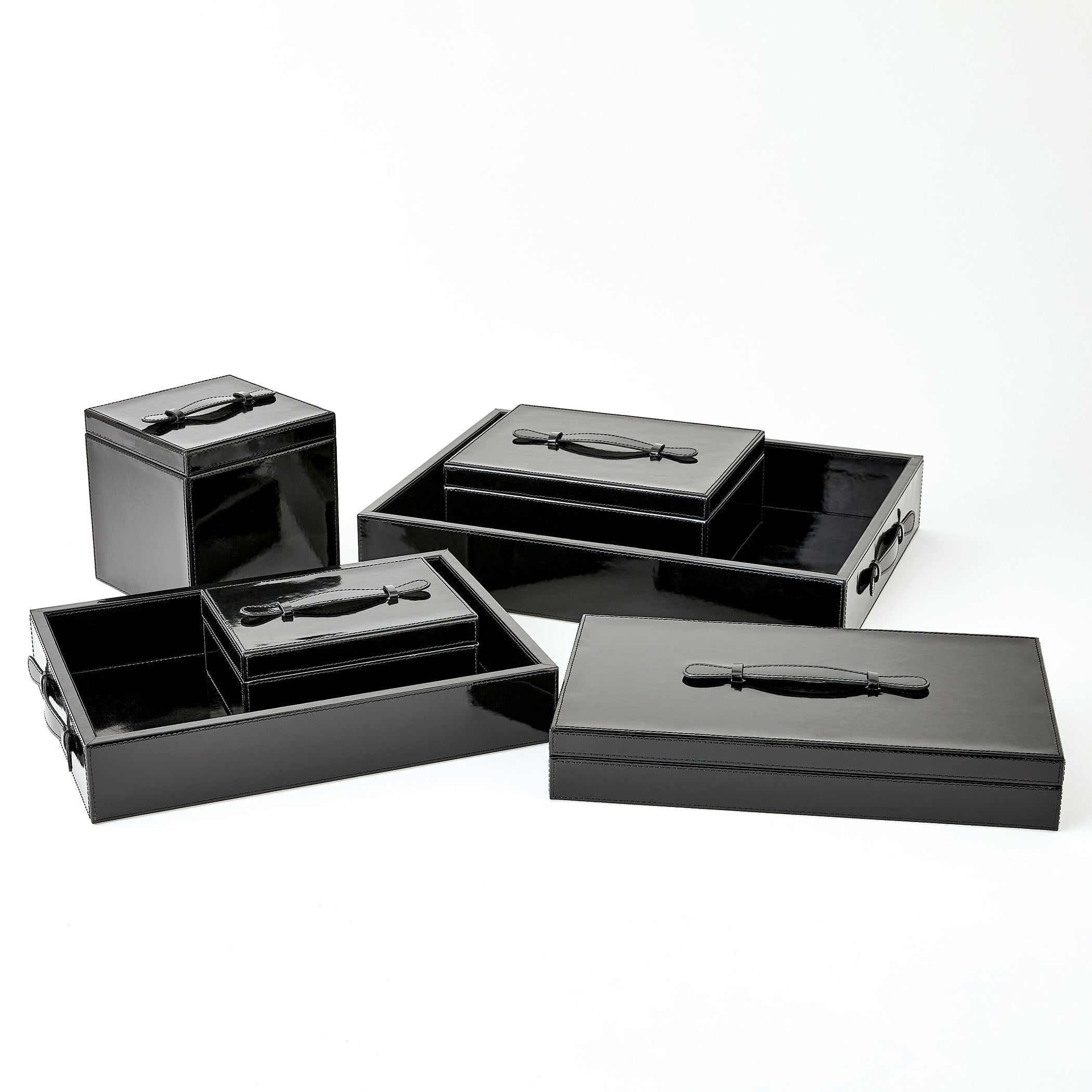 Global Views Noir Box and Tray