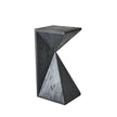 Global Views Asymmetrical Angle Side Table