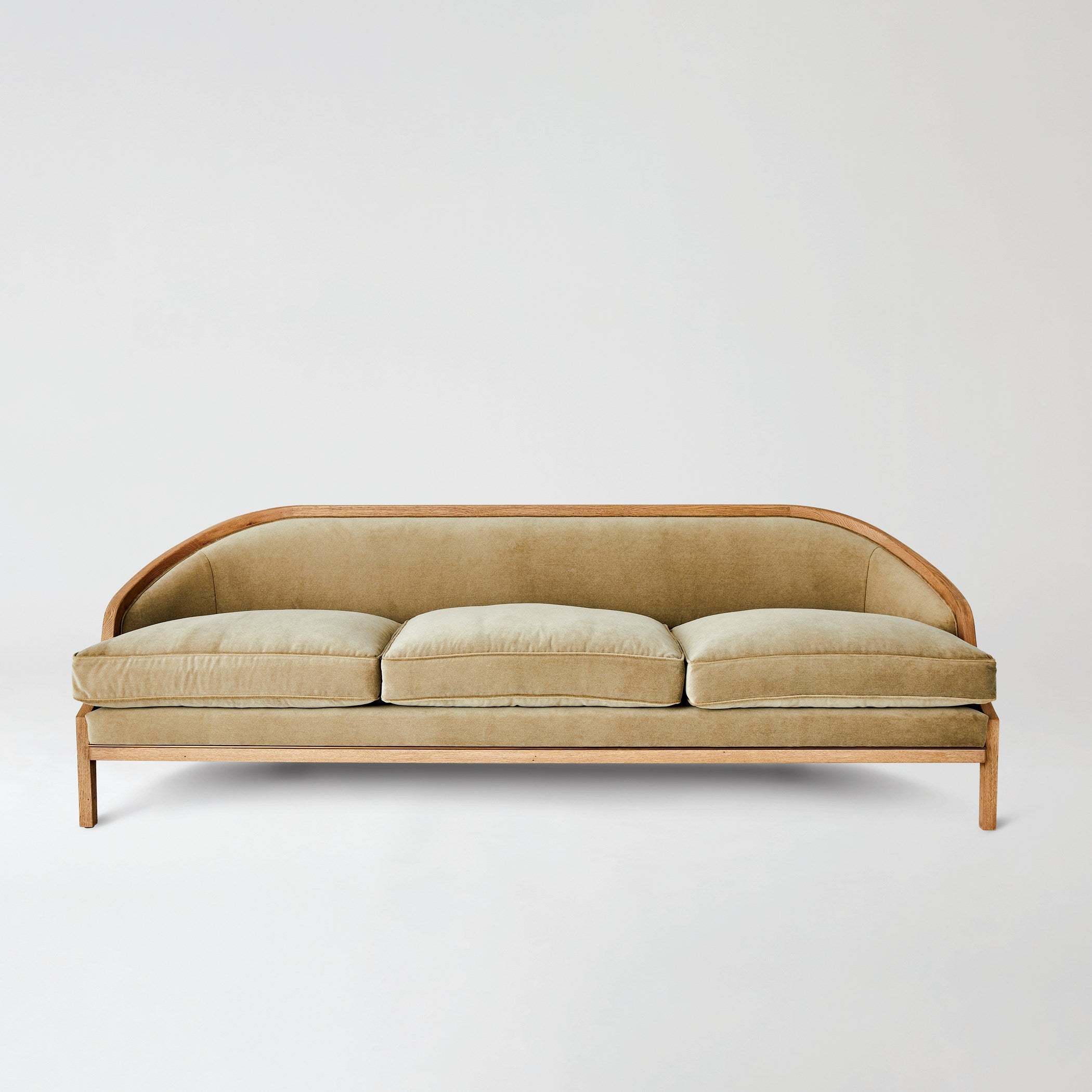 Global Views Tailored Sofa-Bleached Oak
