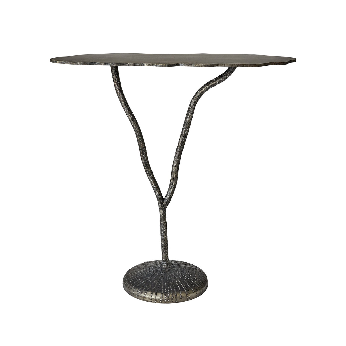 Global Views Forest Blossom Console-Natural Iron